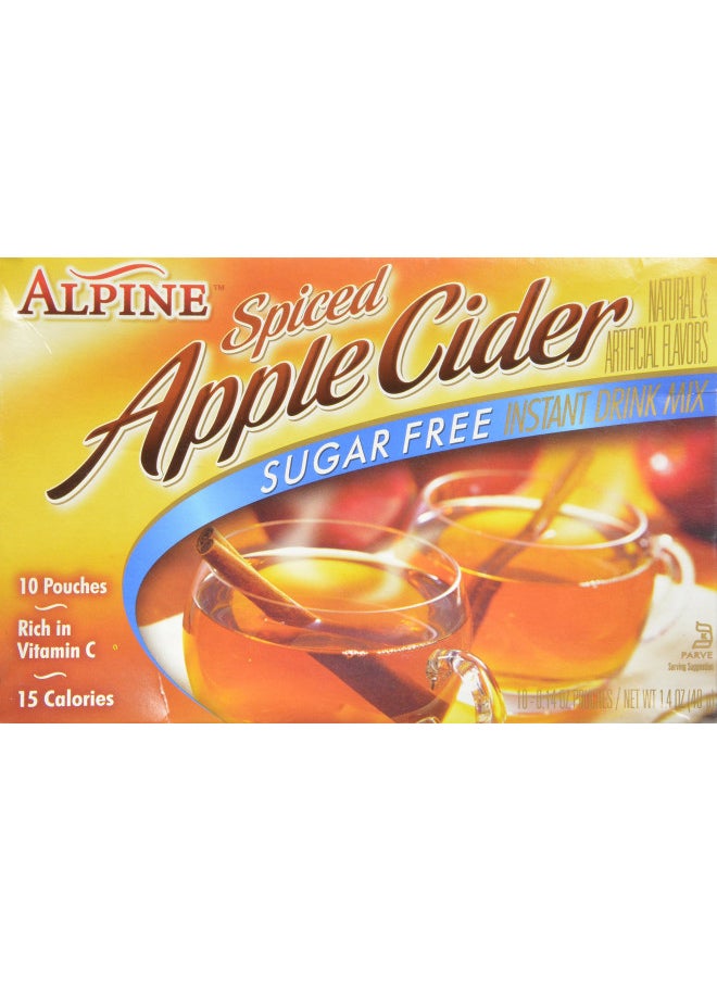 Alpine Spiced Apple Cider Sugar Free- 10 Count (Pack of 1)