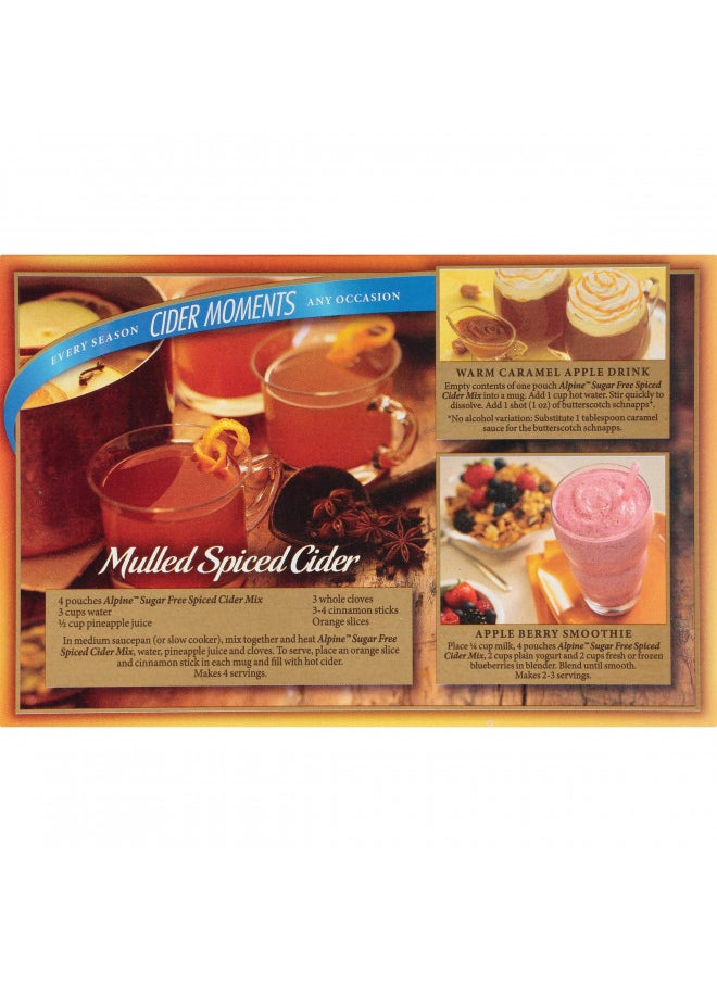 Alpine Sugar-Free Spiced Apple Cider Mix - Pack of 2