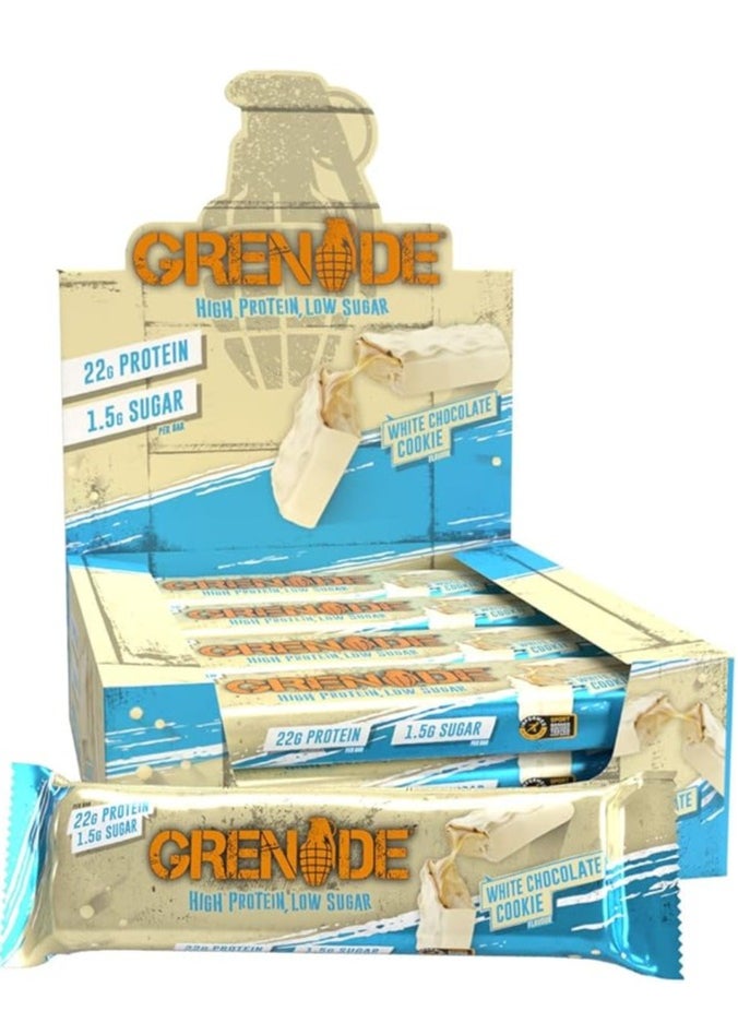 Grenade Carb Killa High Protein and Low Carb Bar - White Chocolate Cookie