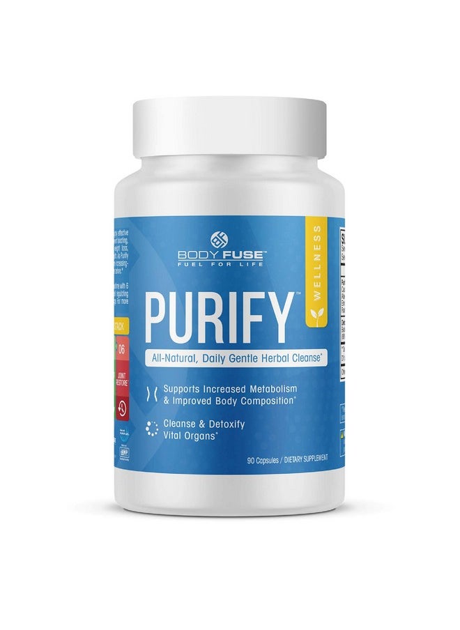 Purify | All Natural Internal Organ Gi Detox | 45 Servings 90 Capsules