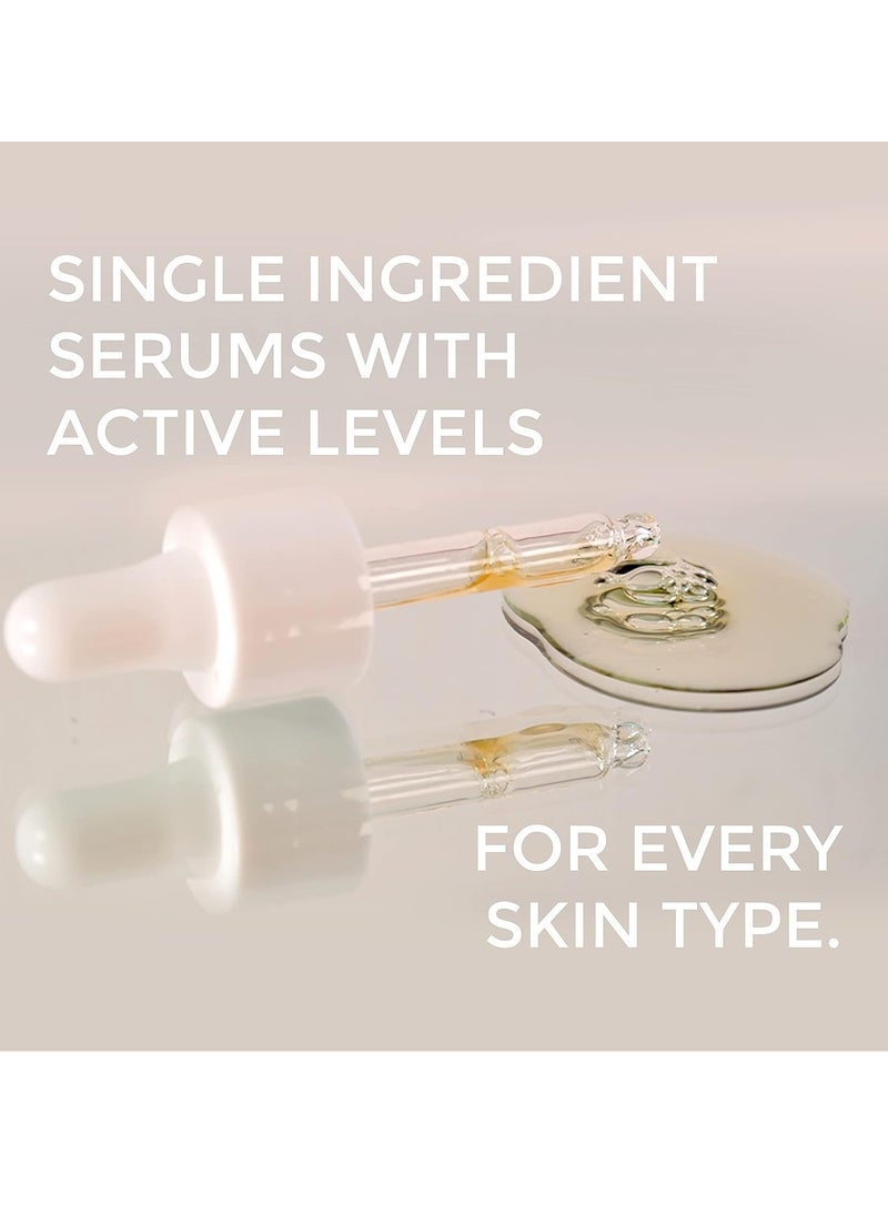 The Mighty Three 3 each 30ml Breakthrough Active Ingredients Visible Results Three Targeted Serums That You Can Layer Together Or Use Individually