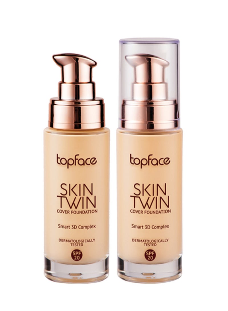 Skin Twin Cover Foundation Smart 3D Complex 02 Cream