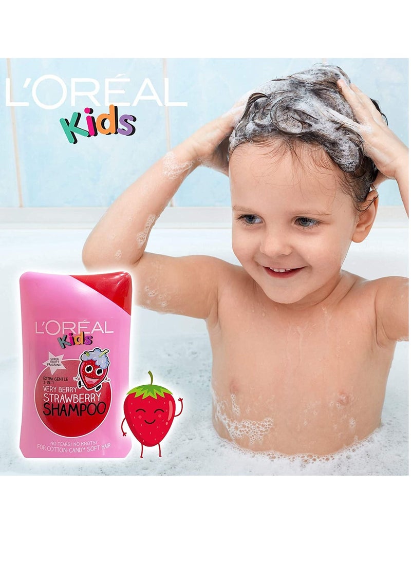 Loreal Shampoo for Kids Tropical 250ml+Shampoo for Kids Strawberry 250ml