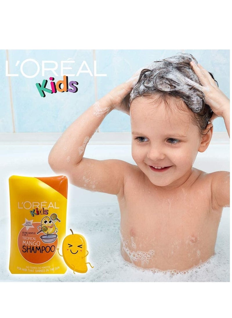 Loreal Shampoo for Kids Tropical 250ml+Shampoo for Kids Strawberry 250ml