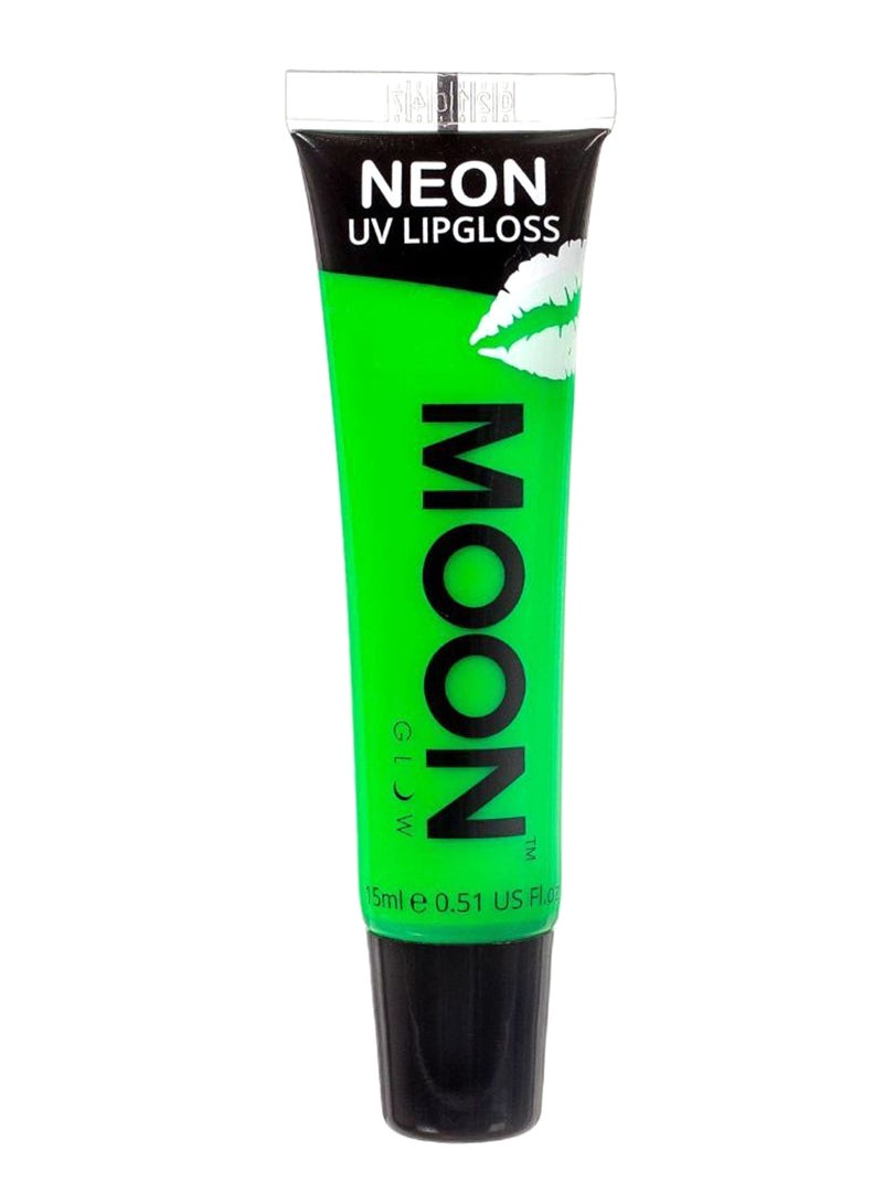 Blacklight Neon UV Lip Gloss Apple Green