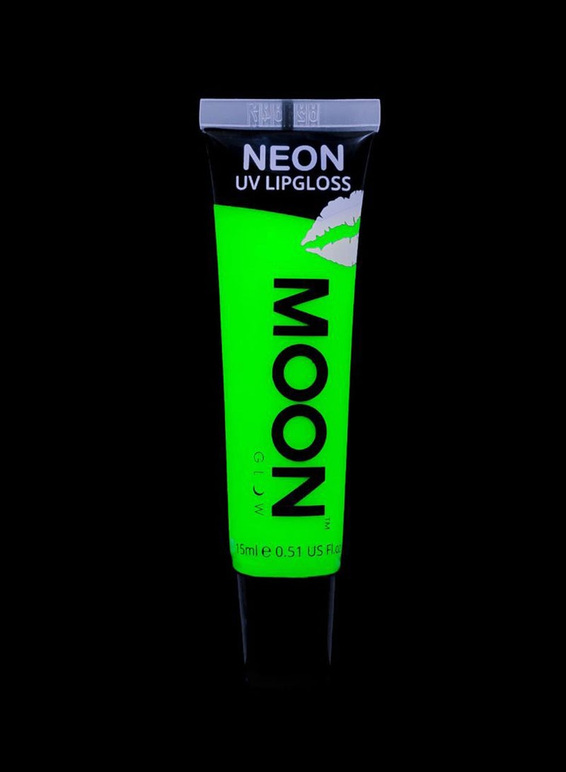 Blacklight Neon UV Lip Gloss Apple Green
