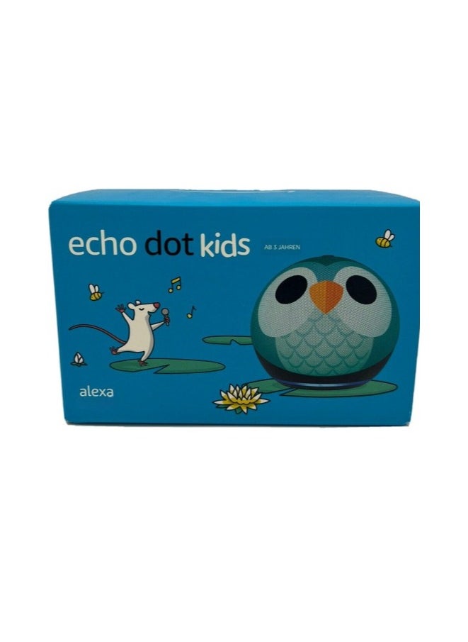 Echo Dot Kids 5th Gen supports Alexa a new design an account equipped with a parental control system in the shape of a dragon the fifth generation a recent version(Owl)