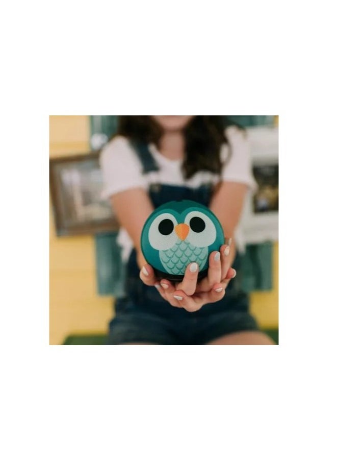 Echo Dot Kids 5th Gen supports Alexa a new design an account equipped with a parental control system in the shape of a dragon the fifth generation a recent version(Owl)