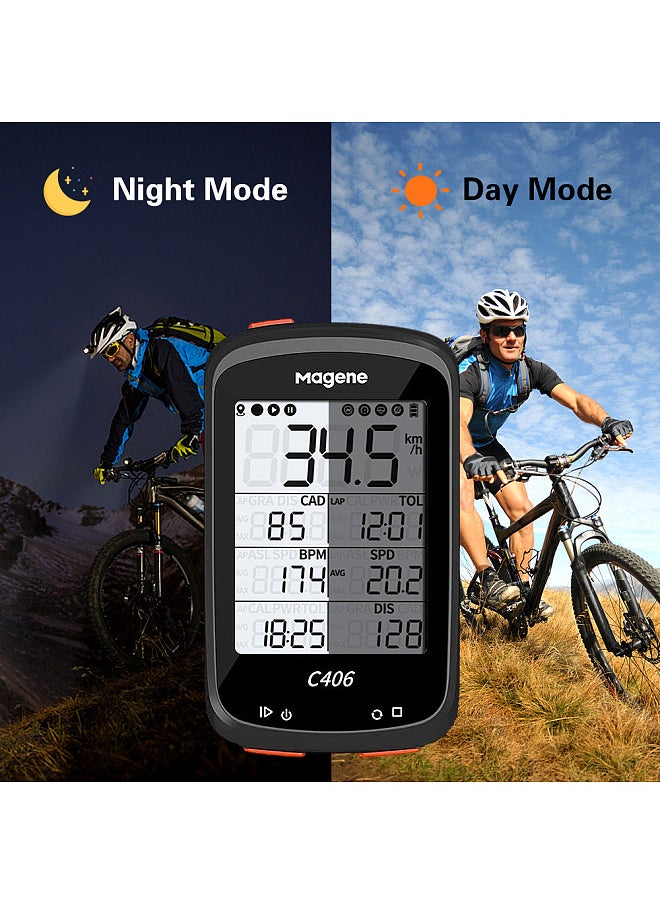 Bicycle GPS Computer Waterproof Smart Wireless ANT+ Bike Speedometer Bicycle Odometer