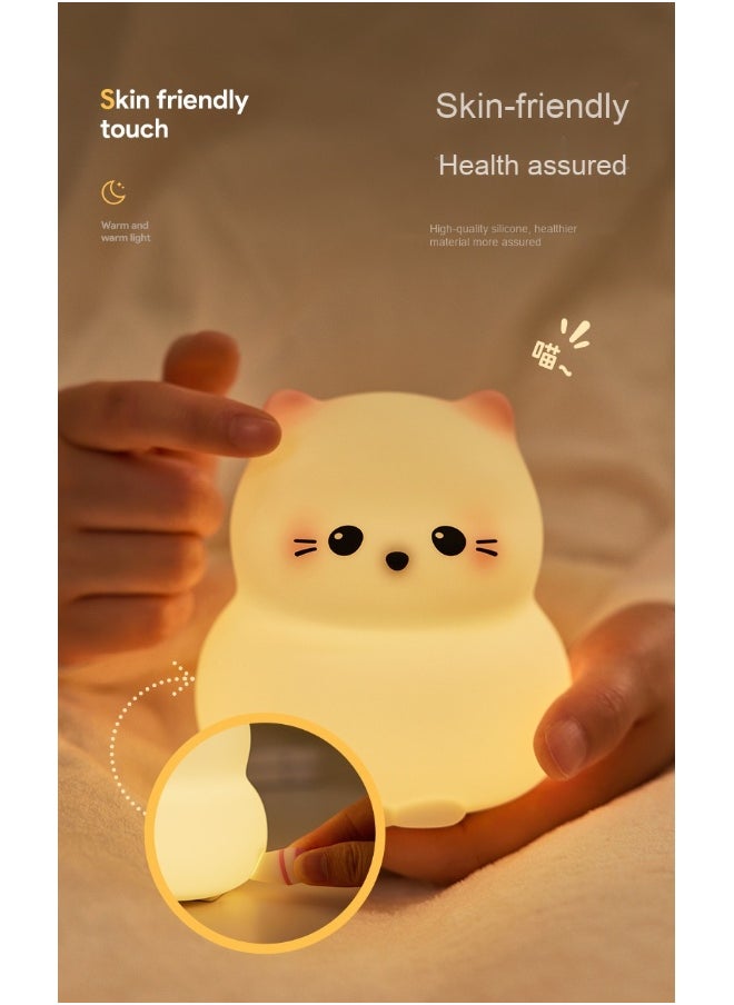 Creative Stress Relief LED Silicone Bedside Atmosphere Sleep Companion Light