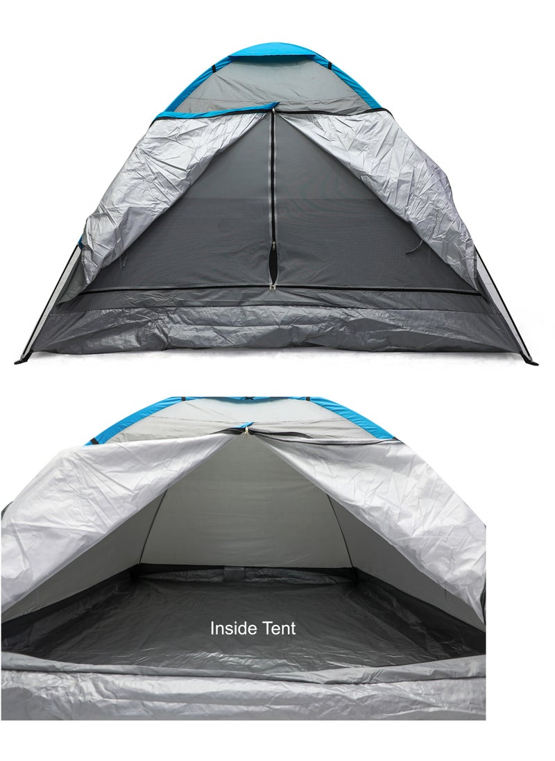 4-Person Waterproof Camping Tent MH-TK005-Grey– Lightweight, Easy Setup, All-Weather Shelter for Outdoor Adventures