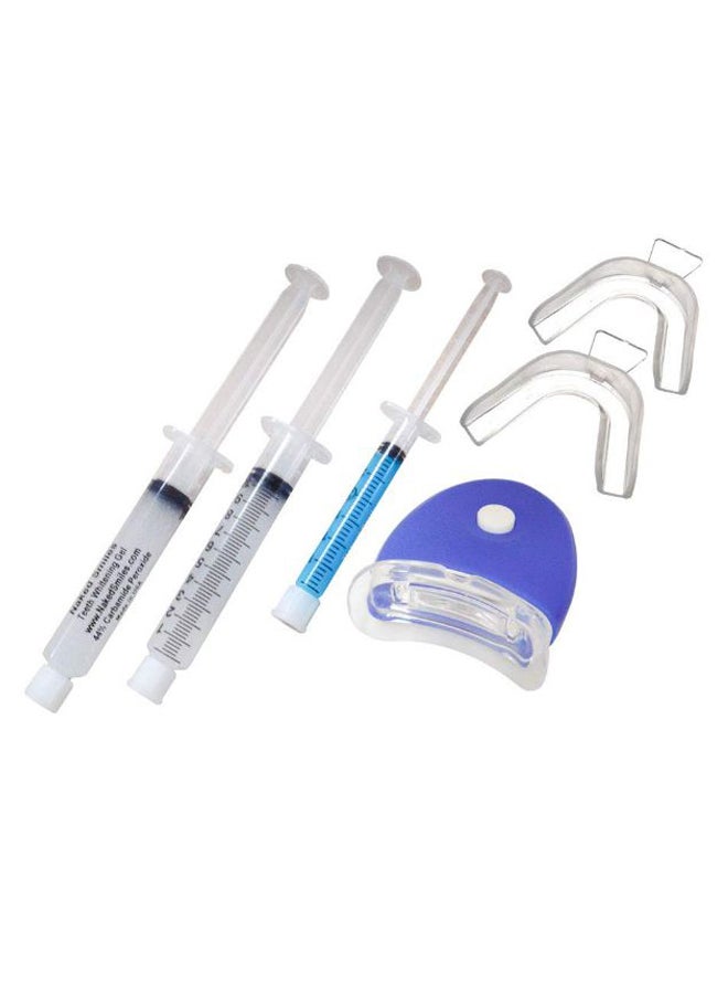 6-Piece Teeth Whitening Kit Clear/Purple/Blue