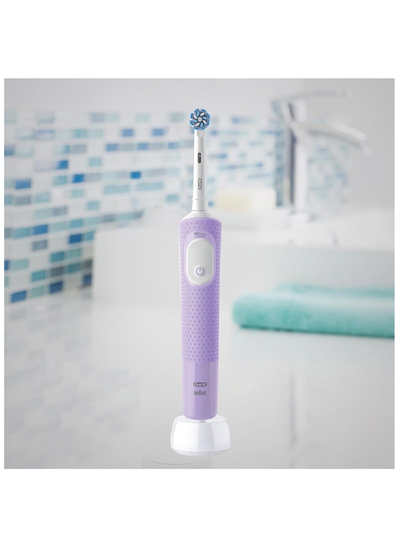 Vitality 300 Rechargeable Toothbrush With Crossaction Brush Head, 3 Cleaning Modes & 2 Minutes Built-In Timer Oral B