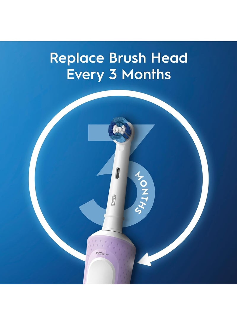 Vitality 300 Rechargeable Toothbrush With Crossaction Brush Head, 3 Cleaning Modes & 2 Minutes Built-In Timer Oral B