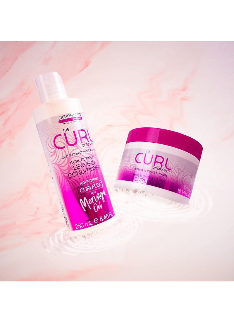 Moisturise and Define Curl Jelly 300 ml Experts in Curls and Waves Cruelty Free Vegan Friendly Natural Extracts Colour Kind