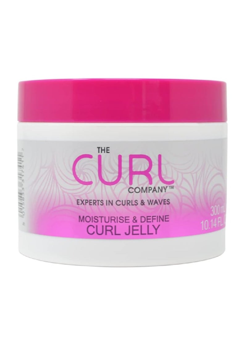 Moisturise and Define Curl Jelly 300 ml Experts in Curls and Waves Cruelty Free Vegan Friendly Natural Extracts Colour Kind