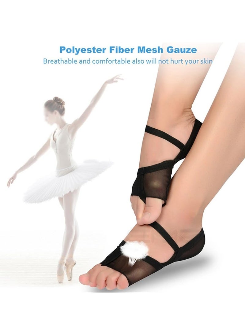 Dance Foot Undies Dance Foot Thongs Anti-Slip Ballet Dance Pointe Shoe Socks Protector Cushion Professional Thong Toe Paws Grip Shoes Pads Women Lyrical Shoes Relief Foot Pain L