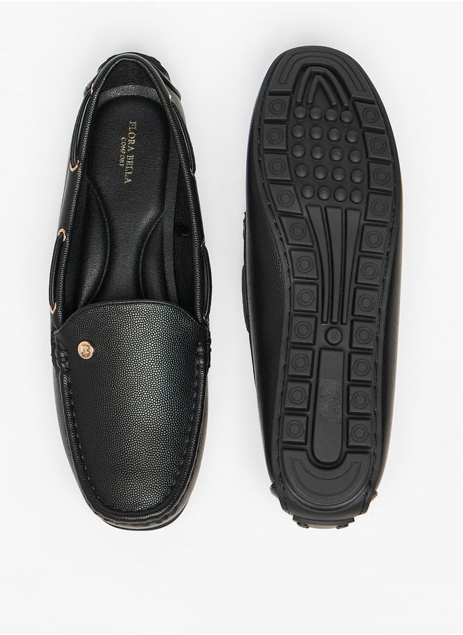 Solid Slip-On Loafers