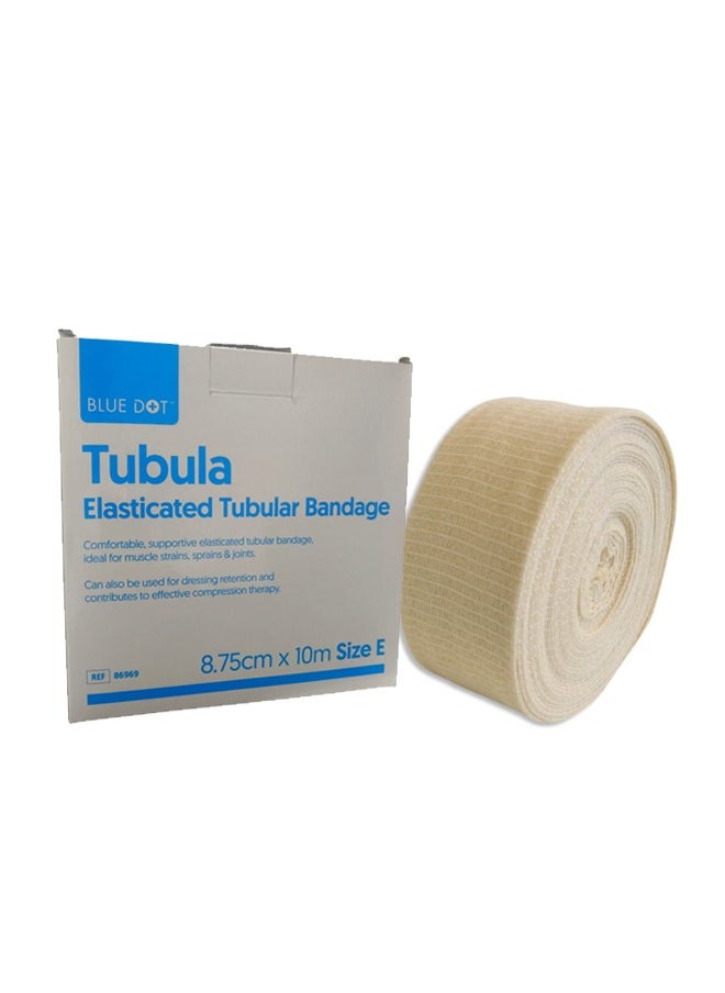 Blue Dot Tubula Elasticated Bandage - Size E (8.75cm x 10m)