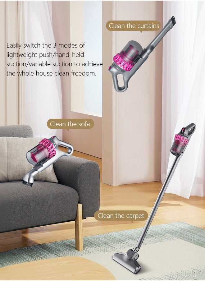 2-in-1 Multi-Purpose Vacuum Cleaner for Carpets, Hard Floors and Stairs