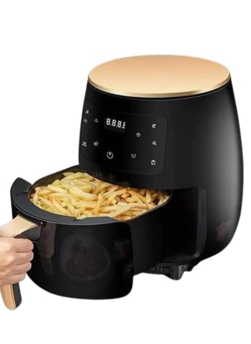 6L Oil-Free Electric Air Fryer – Large Capacity Non-Stick Fryer for French Fries, Sweet Potatoes & More – Fat Reduction & Preset Cooking for 4-5 People