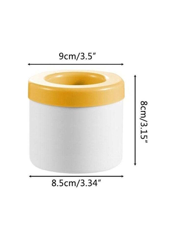 Silicone Ice Cube Mold - Yellow Colour:Yellow model:Ice cube mold