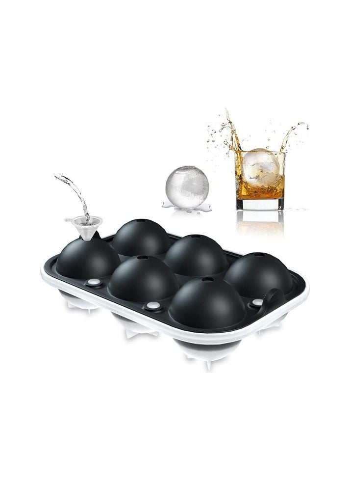 Round Ice Cube Mold - Black Colour:Black model:18 x 13 cm