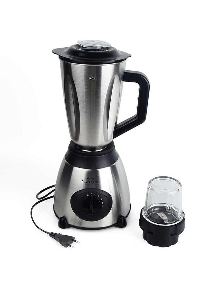 High quality Silver crest 650W Stainless steel Max 2000ml 2 In1 Blender with Grinder for home use