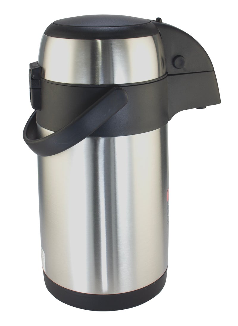 3.5L Hot & Cold Airpot Flask with High-Quality Stainless Steel Insulation | Easy to Clean Flask with Pump Lid | Hot/Cold 18 & 24 Hours Retention | Pump Flask for Cold Drinks, Tea, Coffee SVF-3500