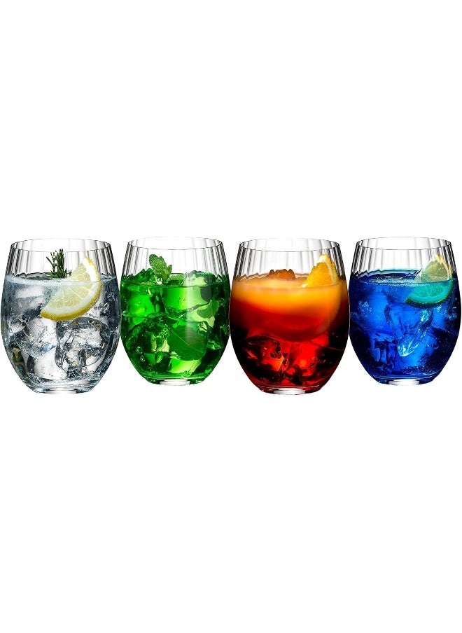 Mixing Tonic Cocktail Tumbler Set Of 4