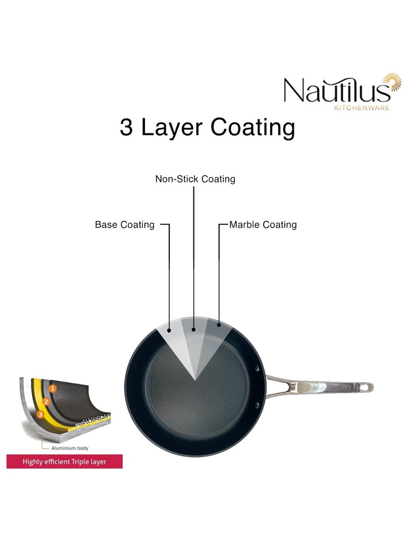 Nautilus Frypan 28cm Forged Aluminium