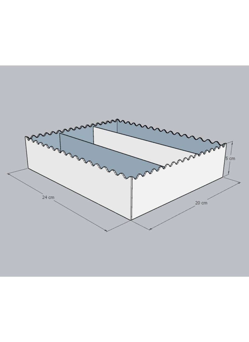 Spoon box clear 3 side