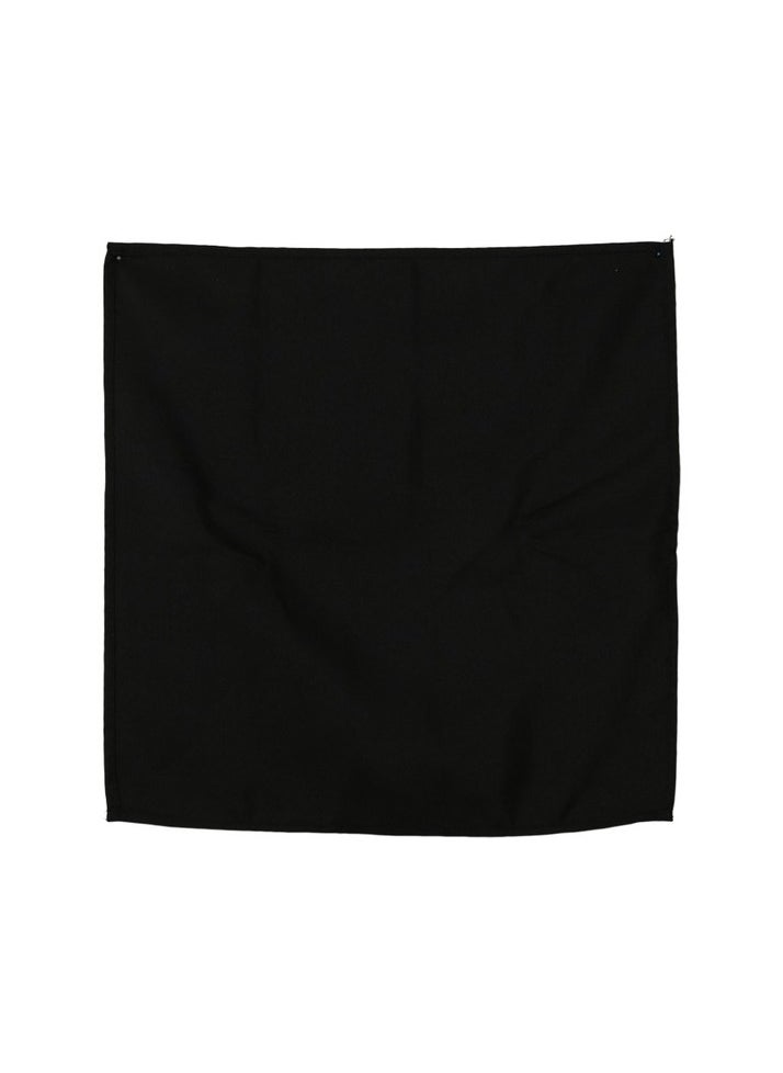 Gui Xulian 12 cloth napkins food towel cloth, soft washable and reusable veil Colour:Black