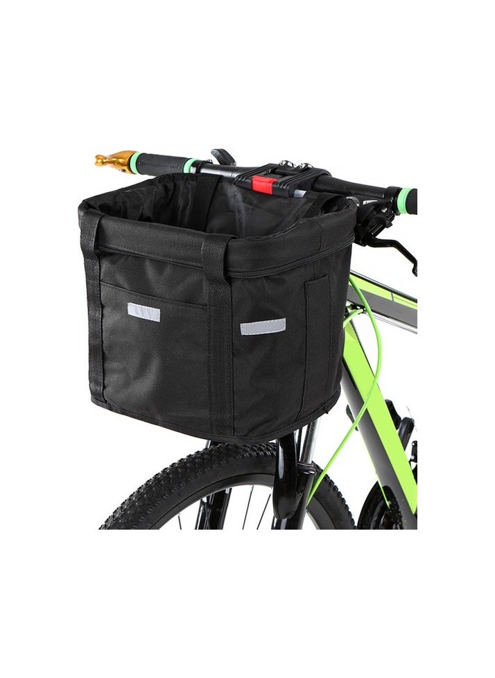 Bike front basket removable waterproof bike Colour:Black model:Bike bag