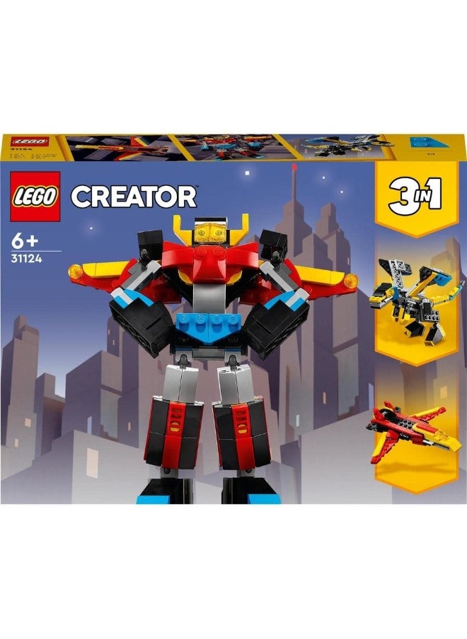 LEGO Creator 3in1 Super Robot 31124 Building Blocks Toy Set