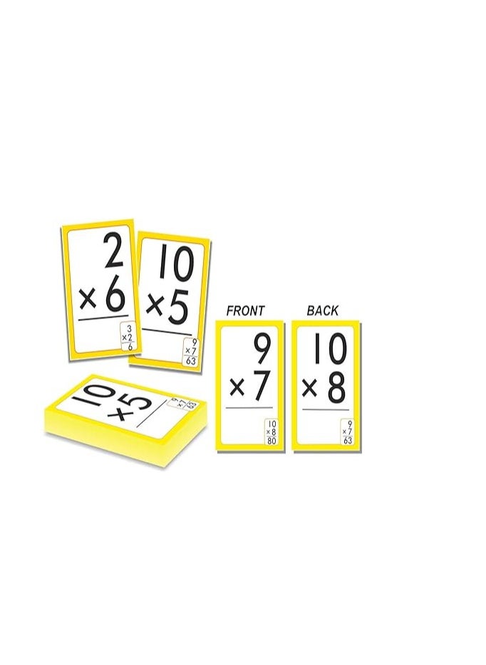 Creative's Multiplication Flash Cards | 40 Double Sided Flash Cards | Math Flash Cards | Learning & Educational | Easy & Fun Way of Learning Multiplication | Ages 8 & up