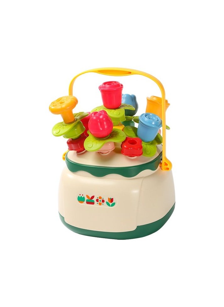 Children's s -base flower toys are thinking about their training toys Colour:Beige Sizes:42cm*24cm