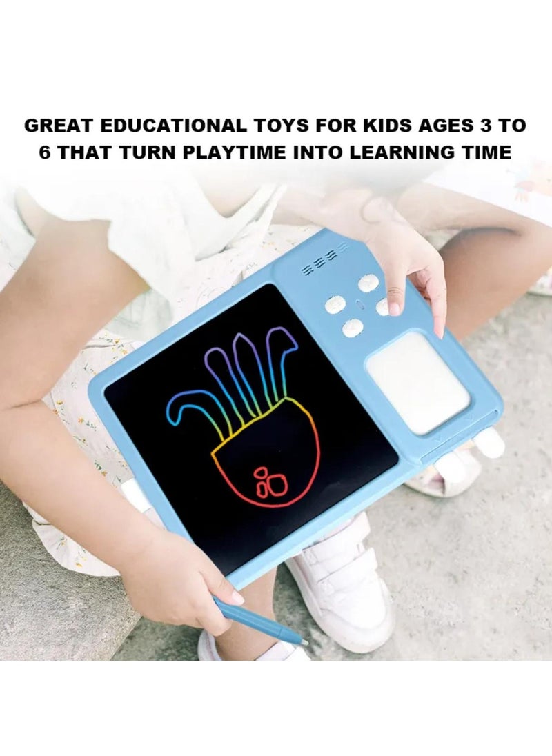 Talking Flash Cards Early Educational Toys for 2 3 4 5 6 7 8 Year Old Baby Boys Girls,Learning Education Toy Speech Therapy with LCD Writing Tablet with 224 Words, Interactive Gift for Kids Toddlers