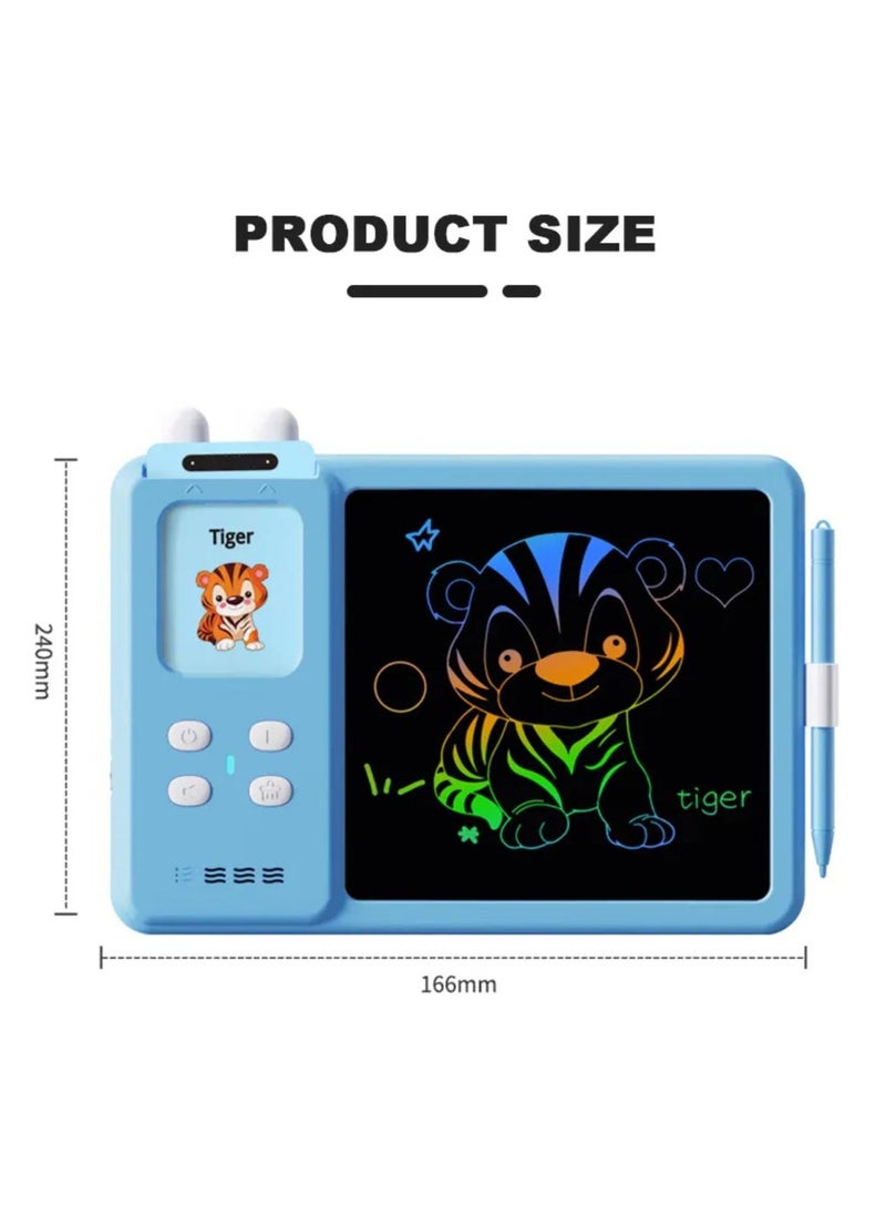 Talking Flash Cards Early Educational Toys for 2 3 4 5 6 7 8 Year Old Baby Boys Girls,Learning Education Toy Speech Therapy with LCD Writing Tablet with 224 Words, Interactive Gift for Kids Toddlers