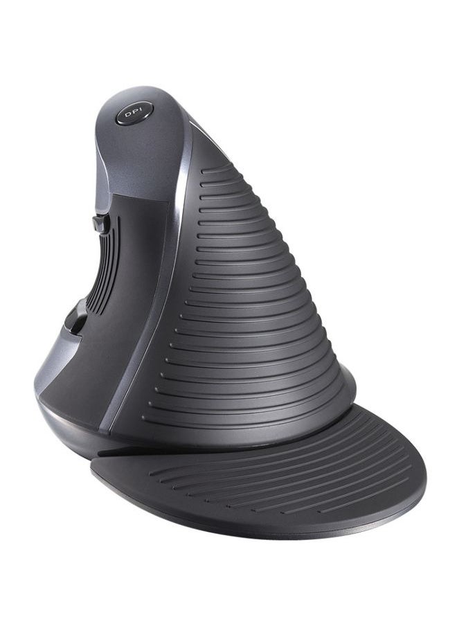 DELUX M618 6-Keys Vertical Handheld Mouse Ergonomic Wired Mouse, Cable Length: 1.5m(Black)