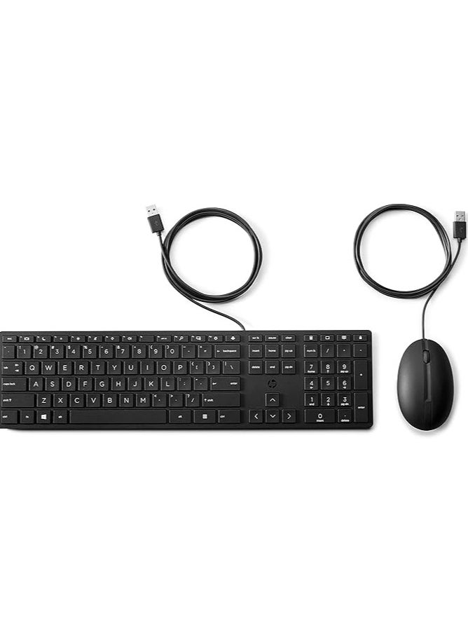 320MK Wired Desktop Mouse and Keyboard Combo (9SR36AA)