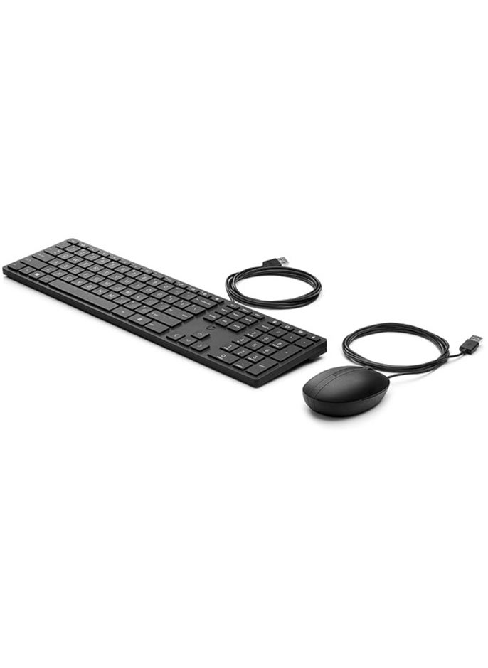 320MK Wired Desktop Mouse and Keyboard Combo (9SR36AA)