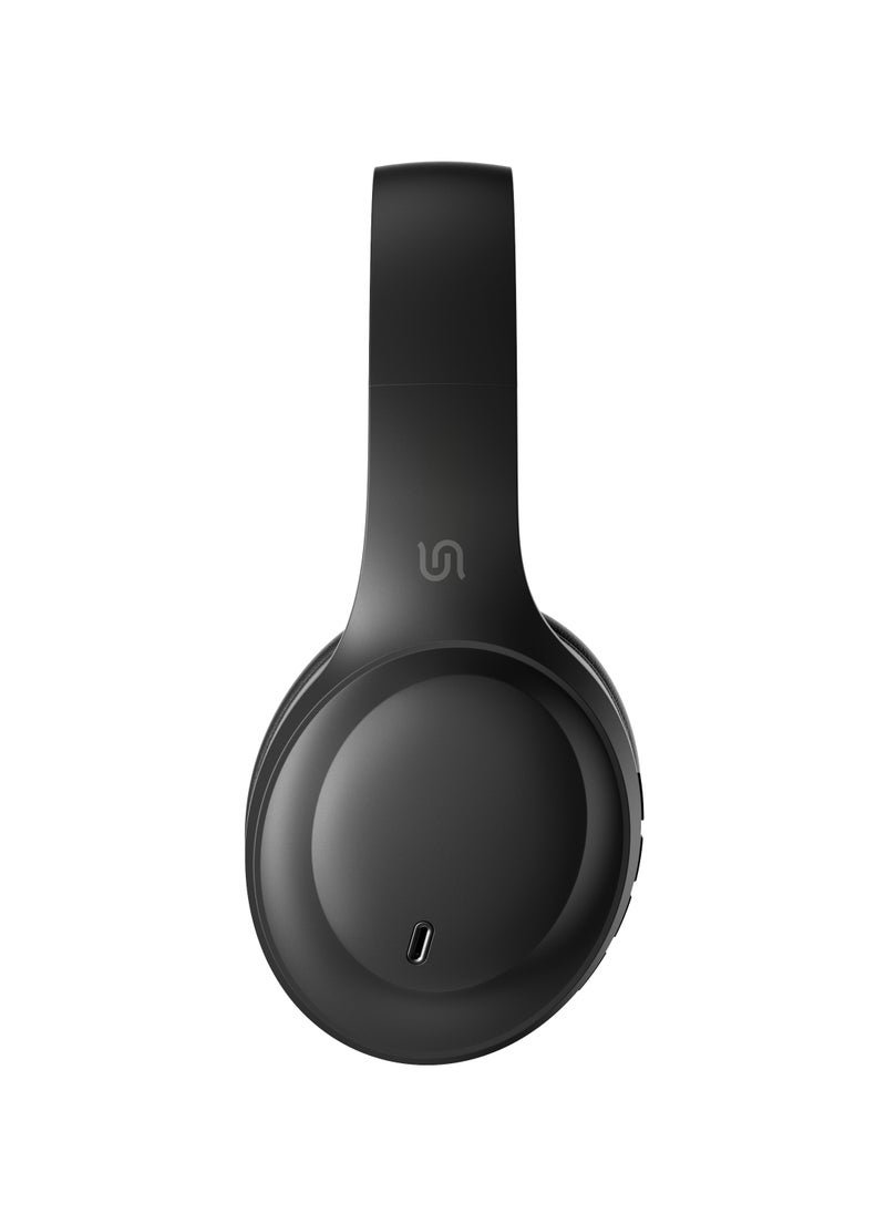 Primo Wireless Headphone with ENC & Low-Latency / Gaming Mode / Powerful Bass / Crisp Treble - Black