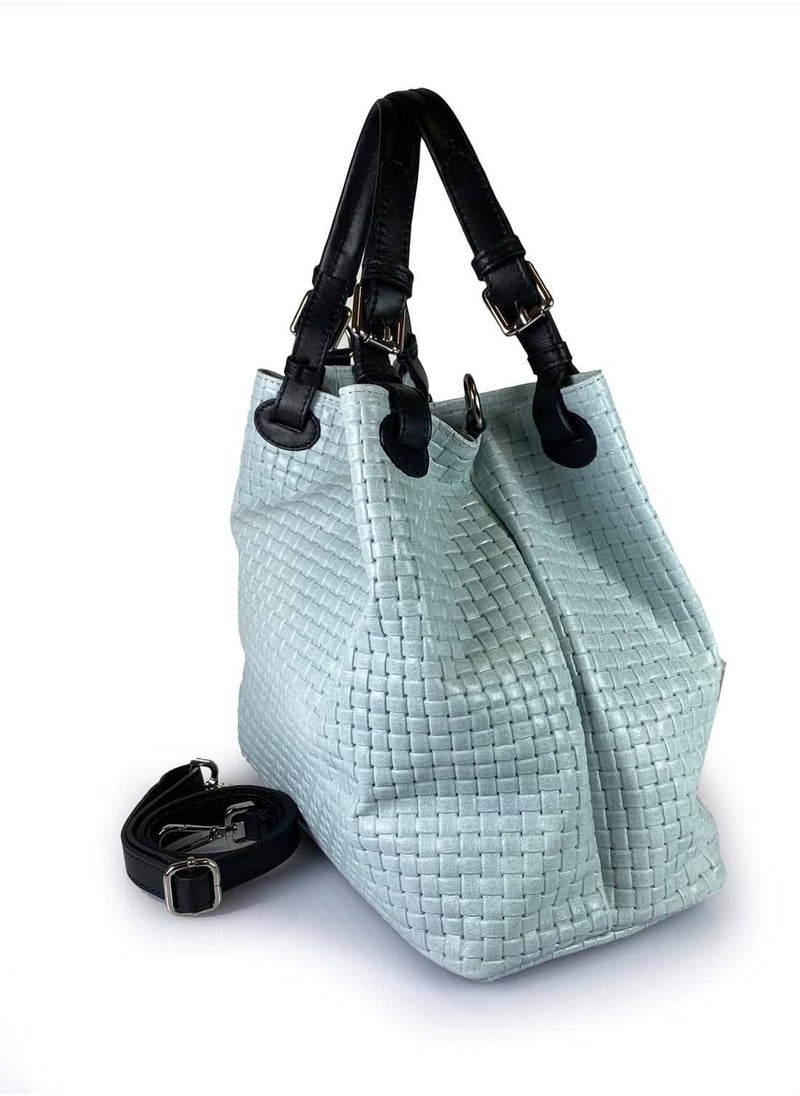 Woven Hobo Handbag