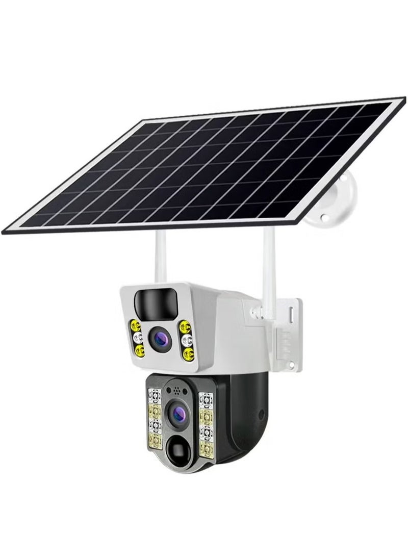 8MP Dual Lens 4G/WiFi Smart Solar Security Camera