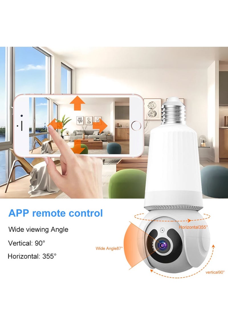 WiFi Wireless Bulb CCTV Camera – Indoor Surveillance Solution