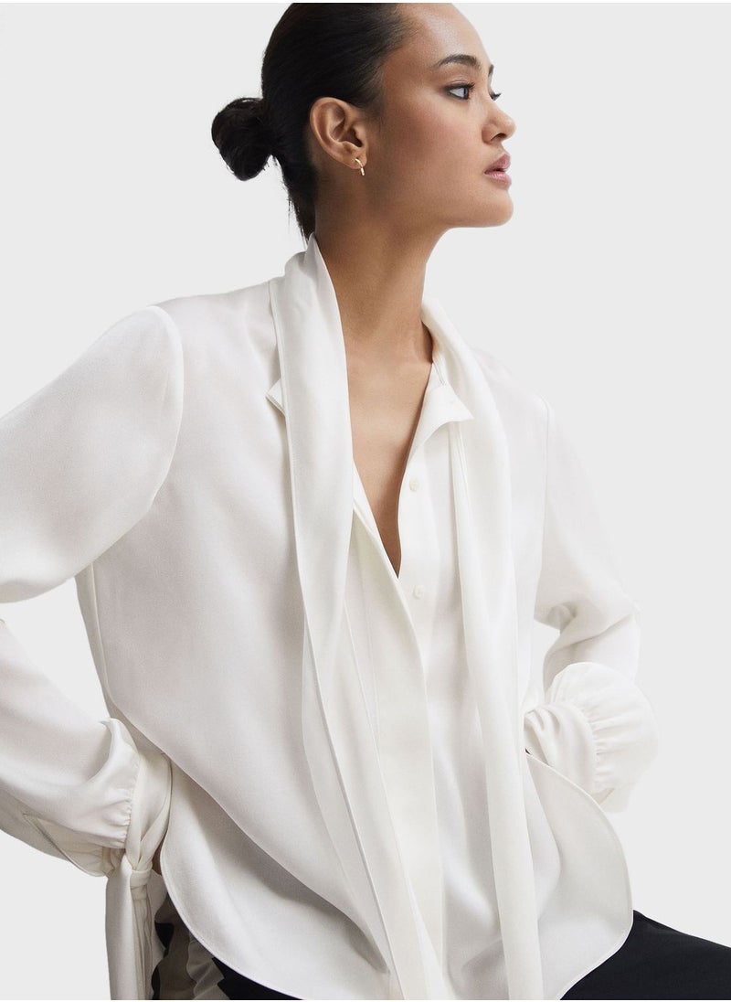 Tie Detail Top