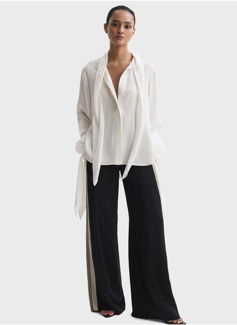 Tie Detail Top