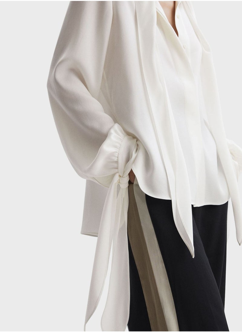 Tie Detail Top