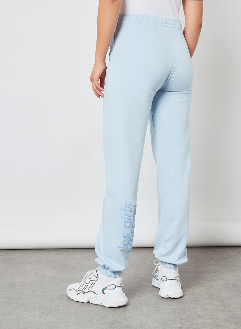 Regular Fit Logo Joggers Cashmere Blue